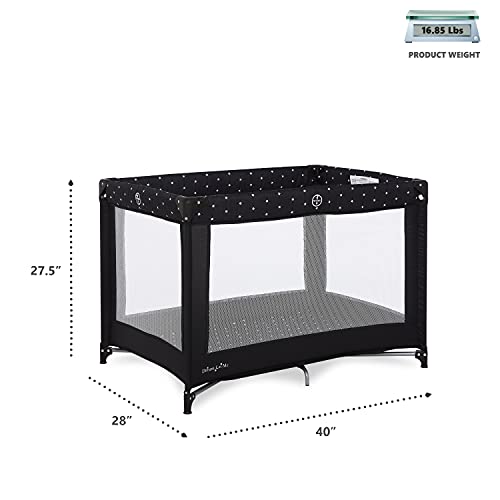 Dream On Me Nest Portable Play Yard in Onyx