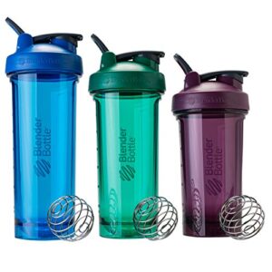 BlenderBottle Shaker Bottle Pro Series Perfect for Protein Shakes and Pre Workout, 28-Ounce, Pebble Grey