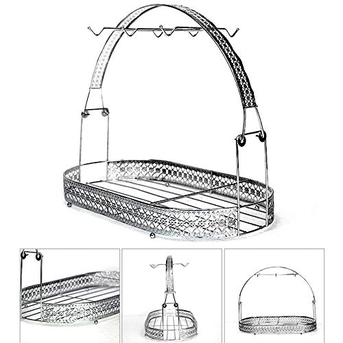 Mug Holder Coffee Cup Holder Stand Dishes Organizer Wrought Iron Mug Drainer Storage Drying Rack for Counter Cabinet Table Kitchen Restaurant Office (Silver A)