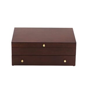 lenox 893826 mahogany flatware chest