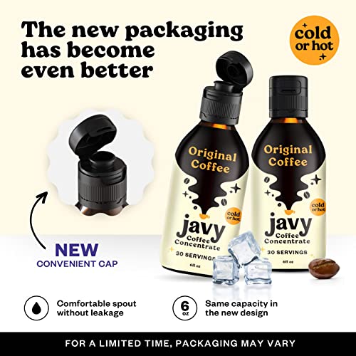 Javy Coffee 30X Cold Brew Coffee Concentrate, Perfect for Instant Iced Coffee, Cold Brewed Coffee and Hot Coffee