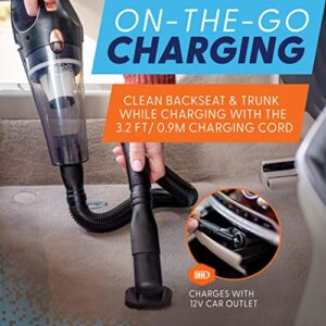 ThisWorx Cordless Car Vacuum - Portable, Mini Handheld Vacuum w/Rechargeable Battery and 3 Attachments - High-Powered Vacuum Cleaner w/ 60w Motor