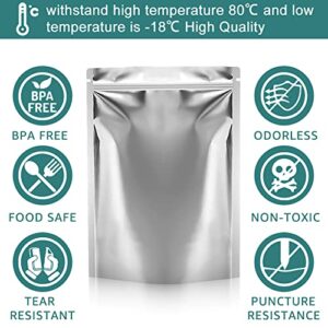 30 PCS 1 Gallon Mylar Bags - 9.4 Mil Mylar food Storge Bags - 14"x10" Stand-Up Resealable Mylar Ziplock Bags for Long Term Food Storge