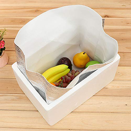 Reusable Insulated envelope Bags 13 X 8.5 X 12 Metalized Box Liners 8 PCS Thermal Box Liners for Lunch Box Shopping Bag Insulation Lining Waterproof Insulation Package