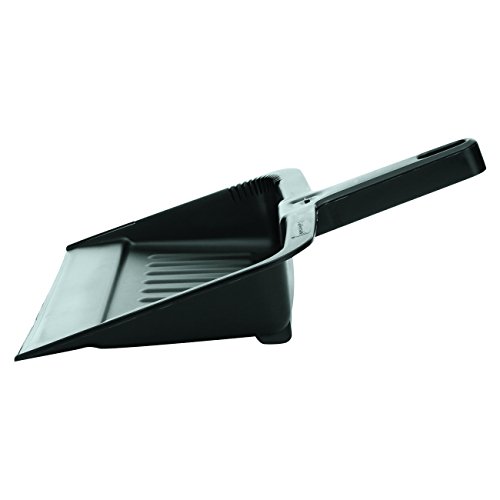 Rubbermaid Commercial Products Heavy-Duty Dustpan, Charcoal Color, for Extra Large Size Cleaning Jobs at Home/Work/Outdoor/Garage