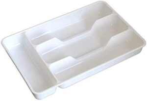 alytimes pack of 2 small silverware tray,（11 x 7 x 1.4 inches） cutlery tray, keeps forks and spoons perfectly stacked