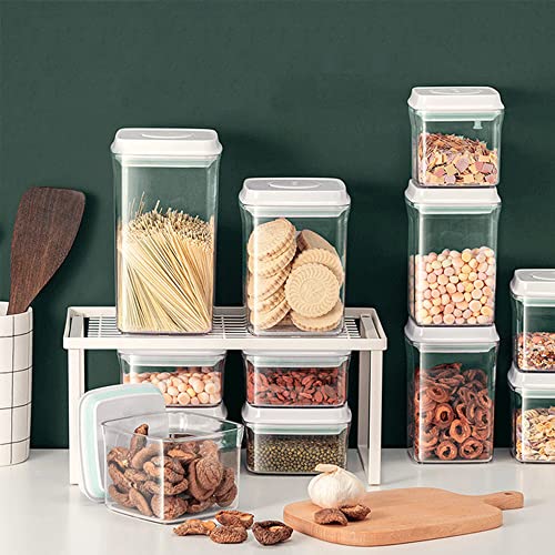Vhorate Food Storage Containers, Airtight POP Container Set for Kitchen, Pantry Organization - 12PCS