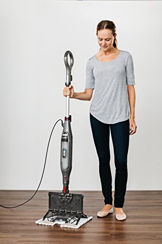 Shark S5003D Genius Hard Floor Cleaning System Pocket Steam Mop, Burgundy/Gray