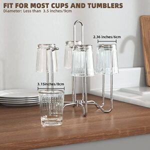 Joy Aid Cup and Bottle Drying Rack, Fit for Tumbler, Mug, Insulated Cup, Wine Glass and More, 304 Stainless Steel