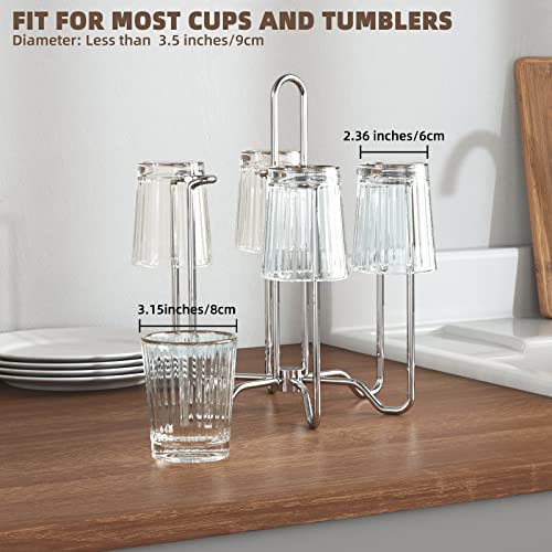 Joy Aid Cup and Bottle Drying Rack, Fit for Tumbler, Mug, Insulated Cup, Wine Glass and More, 304 Stainless Steel