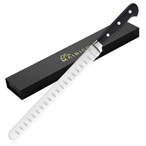 mairico ultra sharp premium 11-inch stainless steel carving knife – ergonomic design – best for slicing roasts, meats, fruits and vegetables