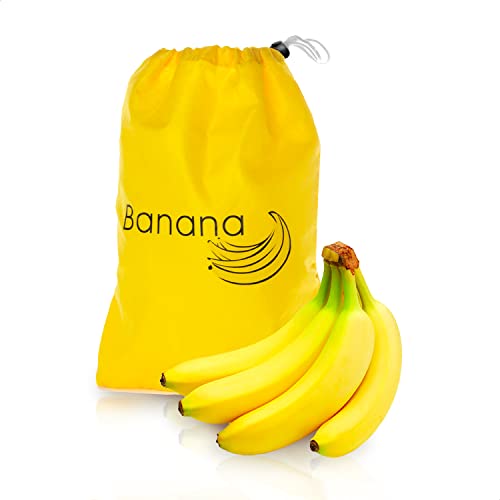 Banana Bag Yellow Products Bag - Fruit and Vegetable Storage Magic Bag Fruit Organizer for Refrigerator Reusable Grocery Bags - Washable Storage Bag Potato Sack Reusable Food Saver Bags Seed Sack Bags