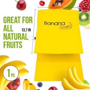 Banana Bag Yellow Products Bag - Fruit and Vegetable Storage Magic Bag Fruit Organizer for Refrigerator Reusable Grocery Bags - Washable Storage Bag Potato Sack Reusable Food Saver Bags Seed Sack Bags