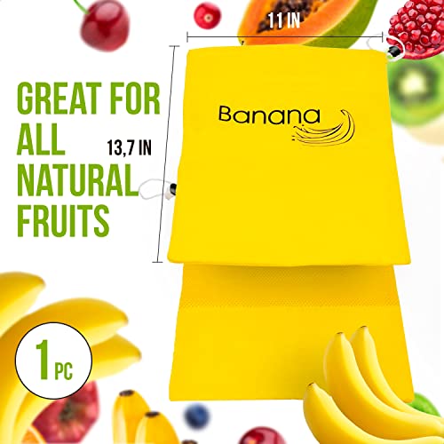 Banana Bag Yellow Products Bag - Fruit and Vegetable Storage Magic Bag Fruit Organizer for Refrigerator Reusable Grocery Bags - Washable Storage Bag Potato Sack Reusable Food Saver Bags Seed Sack Bags