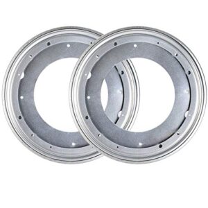 fasmov 12-inch lazy susan 5/16 thick turntable bearings with 6 rubber pads, pack of 2