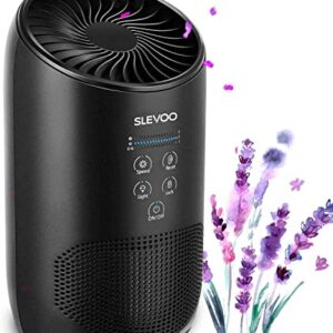 Slevoo Air Purifiers for Bedroom Pets in Home, 2023 New Upgrade H13 True HEPA Air Purifier with Fragrance Sponge, 100% Ozone Free, Effectively Clean 99.97% of Dust, Smoke, Pets Dander, Pollen, Odors