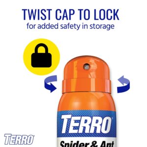 TERRO T2302-6 Spider Killer Spray for Indoors and Outdoors - Kills Spiders, Ants, Roaches, Scorpions, Ticks, Silverfish, and Other Insects