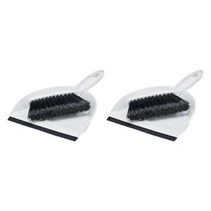 amazoncommercial mini brush and dustpan set – pack of 2