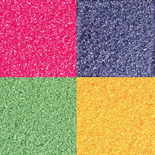 Wilton Colored Sugar Sprinkles Medley Baking Supplies, 4.4 oz, Bright Multicolored