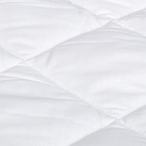 Amazon Basics Hypoallergenic Quilted Mattress Topper Pad Cover - 18 Inch Deep, Queen