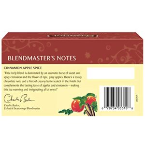 Celestial Seasonings Herbal Tea, Cinnamon Apple Spice, Caffeine Free, 20 Tea Bags (Pack of 6)