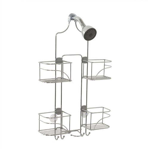 Zenna Home, Chrome Expandable Over-The-Shower Caddy