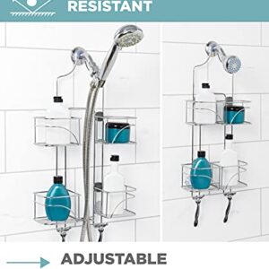 Zenna Home, Chrome Expandable Over-The-Shower Caddy