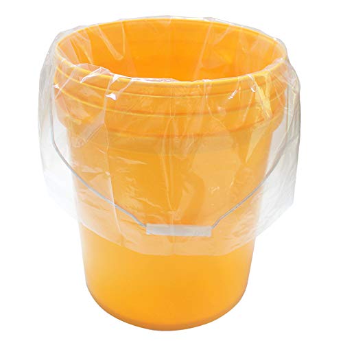 Belinlen 25 Pack 5 Gallon Bucket Liner Bags for Marinating and Brining, Great for Storage Food, Food Grade, BPA Free, Heavy Duty Leak Proof (2 mil)