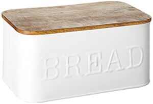 mud pie circa bread box white, 5 1/4″ x 12″