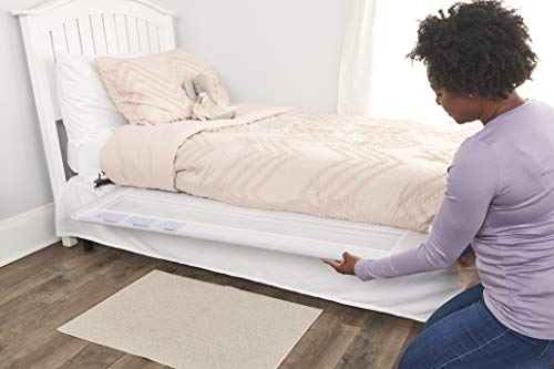 Regalo Hideaway 54-Inch Extra Long Bed Rail Guard, with Reinforced Anchor Safety System