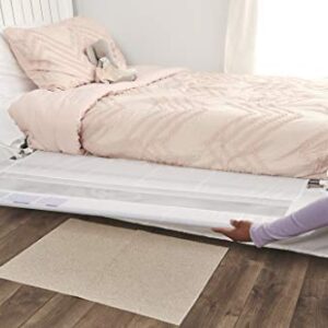 Regalo Hideaway 54-Inch Extra Long Bed Rail Guard, with Reinforced Anchor Safety System