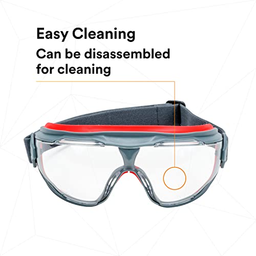 3M GoggleGear 500 Series GG501SGAF, Clear Scotchgard Anti-fog lens