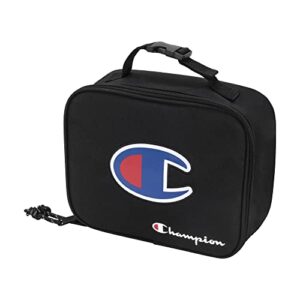 champion kids’ youth lunch kit, black, one-size