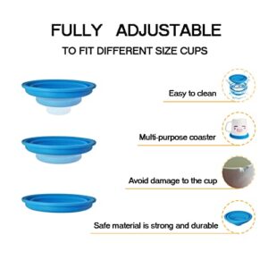 cup stacking rack for cupboard stackable Mug holder convenient for Cups organizers and storage Make kitchen cabinet shelf pantry save space Mugs stand adjustable for different sizes of cups 3pcs green