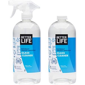 better life natural streak free glass cleaner, 32 ounces (pack of 2), 24425