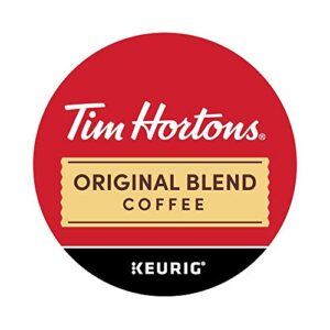 Tim Hortons Original Blend, Medium Roast Coffee, Single-Serve K-Cup Pods Compatible with Keurig Brewers, 24ct K-Cups