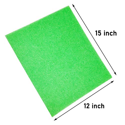 8 Pieces Fruit and Veggie Life Extender Liner,15 x 12 Inch Refrigerator Shelf Liners,Produce Saver Washable Life Extender Foam Mats for Fridge Refrigerator Drawers