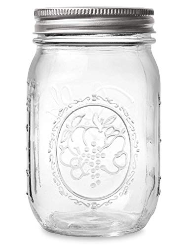 Ball 389579 Pint Regular Mouth Mason, 2 Count (Pack of 1), Clear