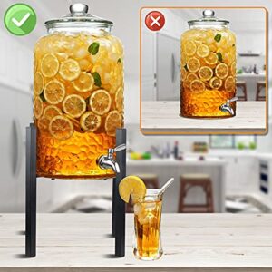 YiePhiot Water Filter Dispenser Counter Stand Beverage Drink Dispensers Stand Fits Countertop Gravity Water Dispensers (Adjustable Width 9.84'' Up to14.17'')