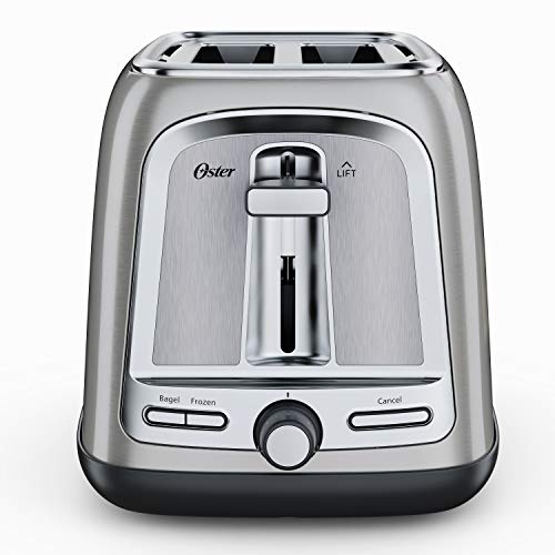 Oster 2-Slice Toaster with Advanced Toast Technology, Stainless Steel