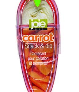 Joie Carrot, BPA Free, LFGB Approved, Sectioned Food Container for Snacks, One Size, Orange
