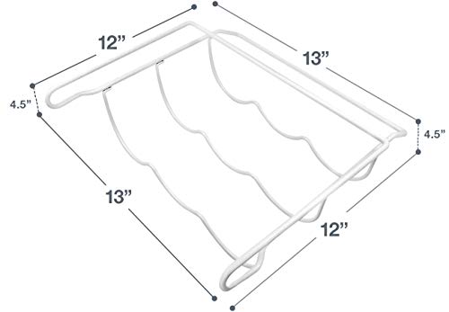 Sorbus® Fridge Wine Rack- Refrigerator Bottle Rack Holds 3 Bottles of Your Favorite Wine or Drink Universal Bottle Holder Will Fit Most Fridges