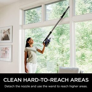 Shark IX141 Pet Cordless Stick Vacuum with XL Dust Cup, LED Headlights, Removable Handheld, Crevice Tool & Pet Multi-Tool, 40min Runtime, Grey/Iris