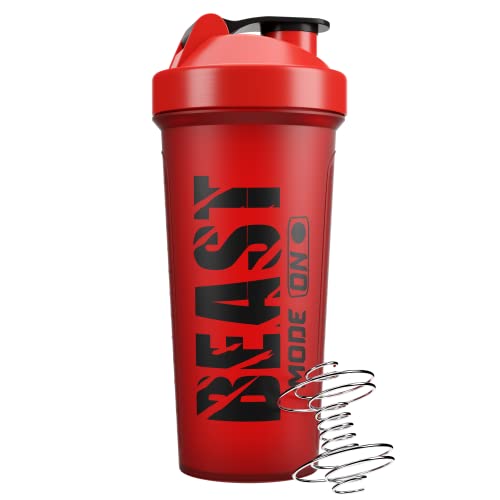 JEELA SPORTS [5 PACK Protein Shaker Bottles for Protein Mixes -24 OZ- Dishwasher Safe Shaker Cups for Protein Shakes - Shaker Cup for Blender Protein Shaker Bottle for Shakes Protein Shake Blender