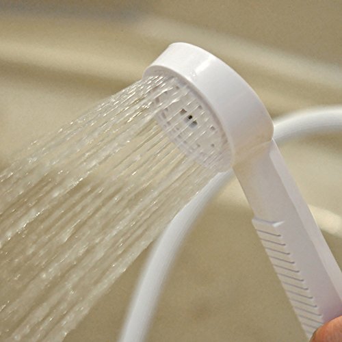 Danco 10086 VersaSpray Portable Hand Held Shower Head Sprayer Fits Bathtubs Without Diverter, 1 Pack, White