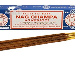 3 Packs Origional Satya Sai Baba Nag Champa Incense Sticks Joss Insence - Insense 15g Box NagChampa Agarbatti