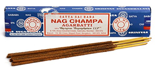 3 Packs Origional Satya Sai Baba Nag Champa Incense Sticks Joss Insence - Insense 15g Box NagChampa Agarbatti