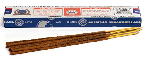 3 Packs Origional Satya Sai Baba Nag Champa Incense Sticks Joss Insence - Insense 15g Box NagChampa Agarbatti