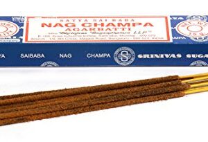 3 Packs Origional Satya Sai Baba Nag Champa Incense Sticks Joss Insence - Insense 15g Box NagChampa Agarbatti