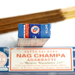 3 Packs Origional Satya Sai Baba Nag Champa Incense Sticks Joss Insence - Insense 15g Box NagChampa Agarbatti